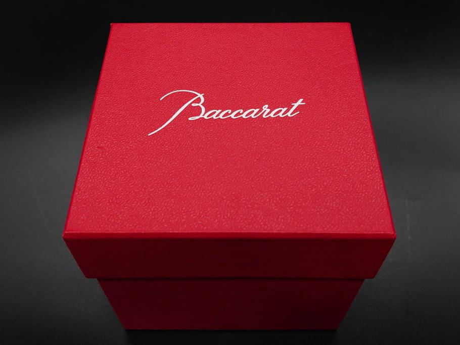 未使用　フランス　Baccarat　バカラ　STELLA(ステラ)　イヤータンブラー2014　高級感溢れるロックグラス2客セット(創設250周年記念、コップ、グラス、フルレッドクリスタルガラス、共箱付き)(R-079641)