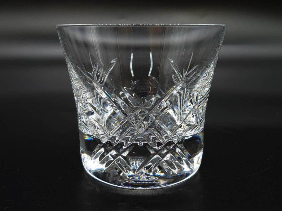 未使用　フランス　Baccarat　バカラ　STELLA(ステラ)　イヤータンブラー2014　至福のひとときを演出するロックグラス2客セット(創設250周年記念、コップ、グラス、フルレッドクリスタルガラス、共箱付き)(R-079642)