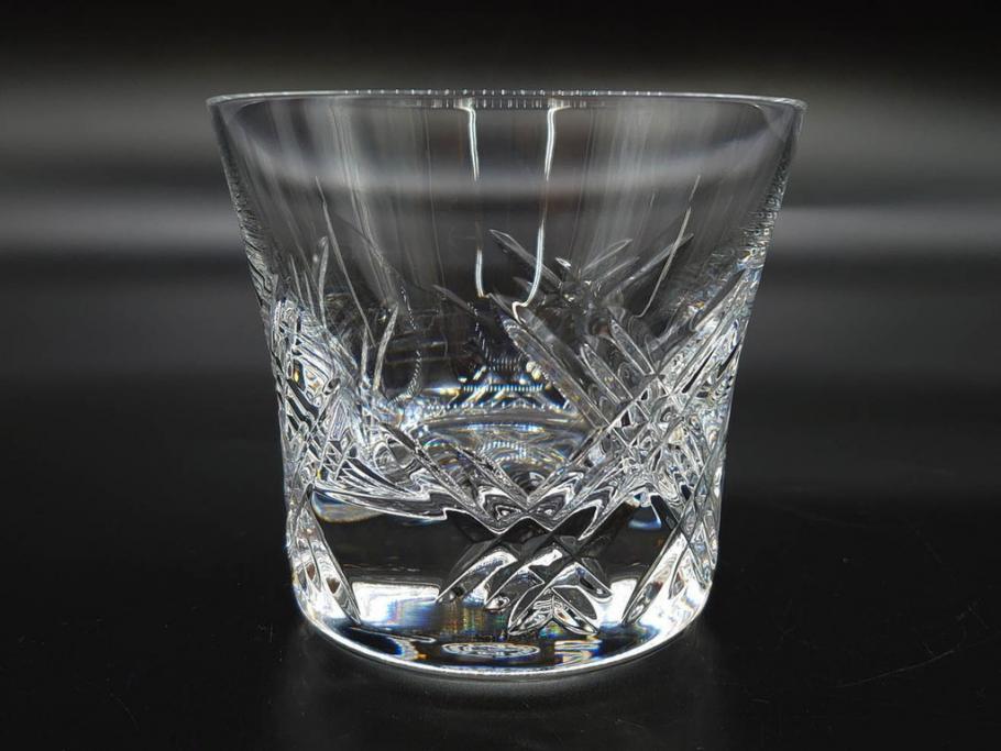 未使用　フランス　Baccarat　バカラ　STELLA(ステラ)　イヤータンブラー2014　至福のひとときを演出するロックグラス2客セット(創設250周年記念、コップ、グラス、フルレッドクリスタルガラス、共箱付き)(R-079642)