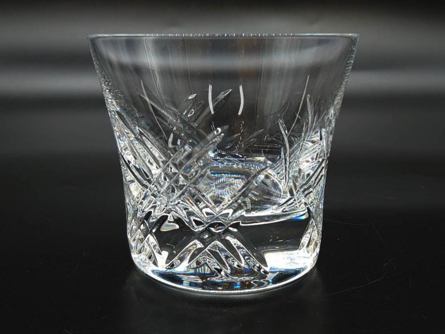 未使用　フランス　Baccarat　バカラ　STELLA(ステラ)　イヤータンブラー2014　至福のひとときを演出するロックグラス2客セット(創設250周年記念、コップ、グラス、フルレッドクリスタルガラス、共箱付き)(R-079642)