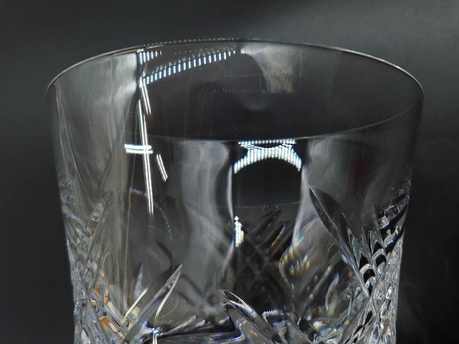 未使用　フランス　Baccarat　バカラ　STELLA(ステラ)　イヤータンブラー2014　至福のひとときを演出するロックグラス2客セット(創設250周年記念、コップ、グラス、フルレッドクリスタルガラス、共箱付き)(R-079642)