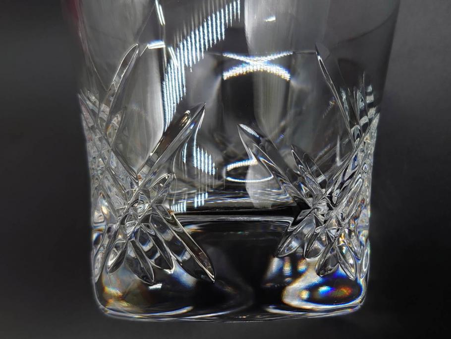 未使用　フランス　Baccarat　バカラ　STELLA(ステラ)　イヤータンブラー2014　至福のひとときを演出するロックグラス2客セット(創設250周年記念、コップ、グラス、フルレッドクリスタルガラス、共箱付き)(R-079642)