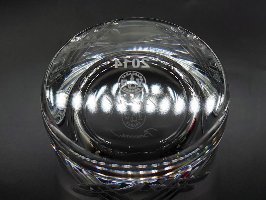 未使用　フランス　Baccarat　バカラ　STELLA(ステラ)　イヤータンブラー2014　至福のひとときを演出するロックグラス2客セット(創設250周年記念、コップ、グラス、フルレッドクリスタルガラス、共箱付き)(R-079642)