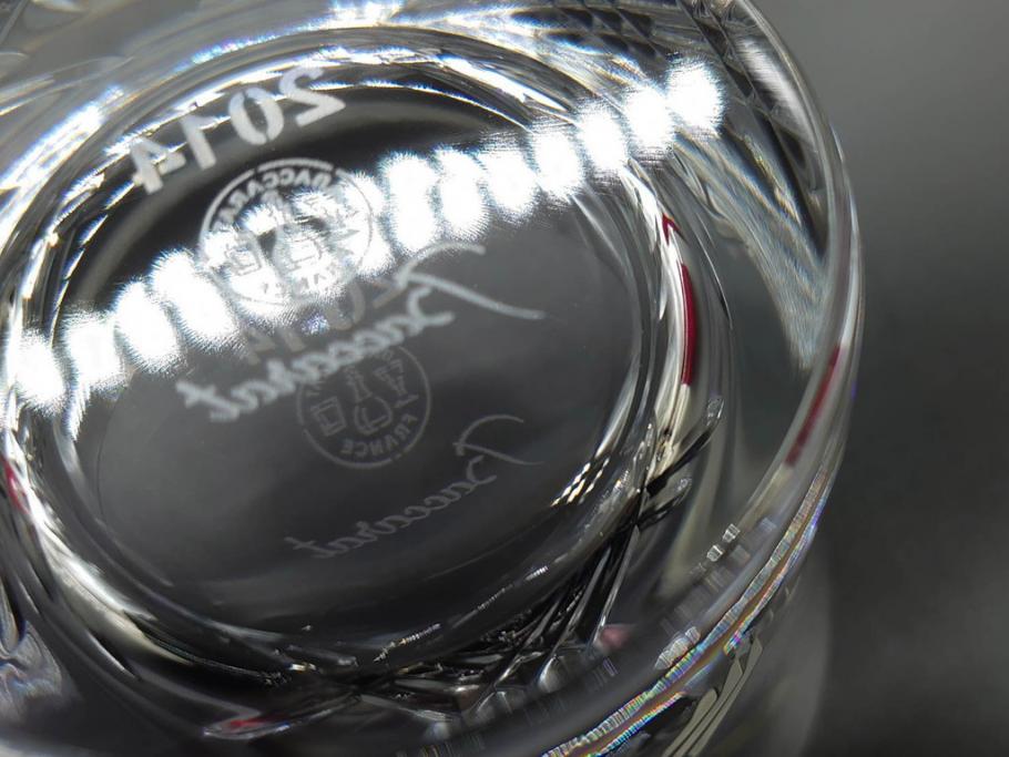 未使用　フランス　Baccarat　バカラ　STELLA(ステラ)　イヤータンブラー2014　至福のひとときを演出するロックグラス2客セット(創設250周年記念、コップ、グラス、フルレッドクリスタルガラス、共箱付き)(R-079642)