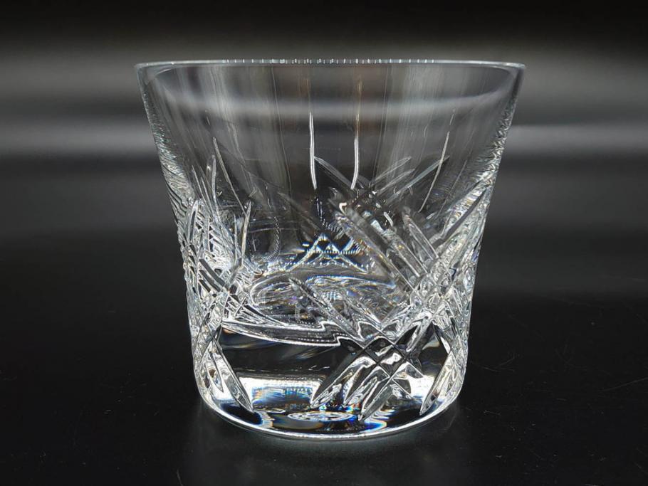 未使用　フランス　Baccarat　バカラ　STELLA(ステラ)　イヤータンブラー2014　至福のひとときを演出するロックグラス2客セット(創設250周年記念、コップ、グラス、フルレッドクリスタルガラス、共箱付き)(R-079642)