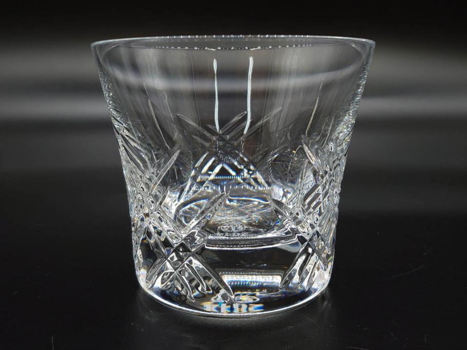 未使用　フランス　Baccarat　バカラ　STELLA(ステラ)　イヤータンブラー2014　至福のひとときを演出するロックグラス2客セット(創設250周年記念、コップ、グラス、フルレッドクリスタルガラス、共箱付き)(R-079642)