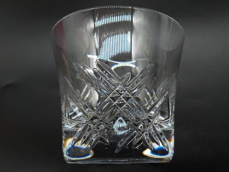 未使用　フランス　Baccarat　バカラ　STELLA(ステラ)　イヤータンブラー2014　至福のひとときを演出するロックグラス2客セット(創設250周年記念、コップ、グラス、フルレッドクリスタルガラス、共箱付き)(R-079642)