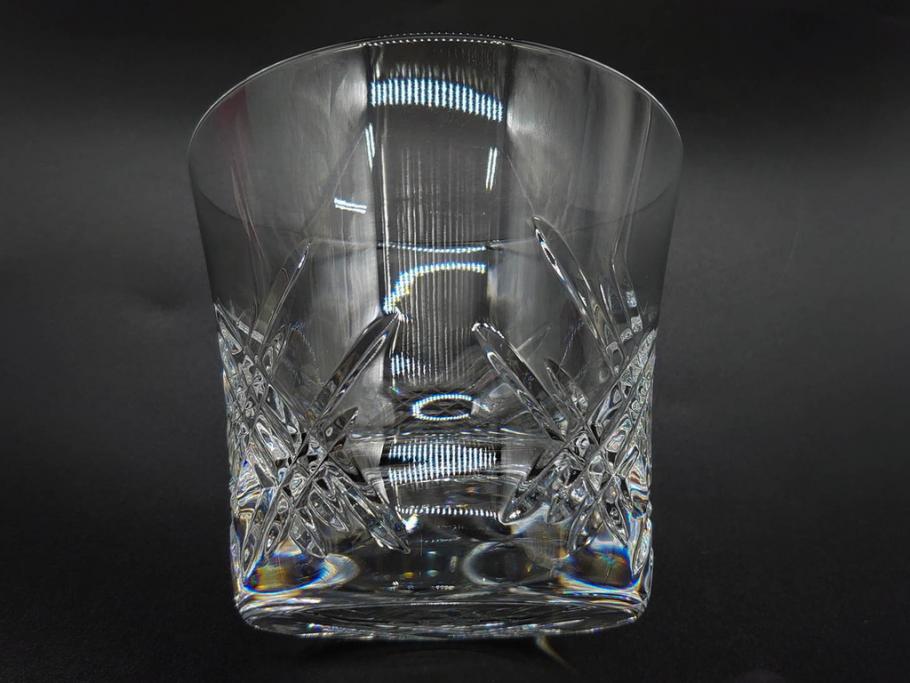 未使用　フランス　Baccarat　バカラ　STELLA(ステラ)　イヤータンブラー2014　至福のひとときを演出するロックグラス2客セット(創設250周年記念、コップ、グラス、フルレッドクリスタルガラス、共箱付き)(R-079642)