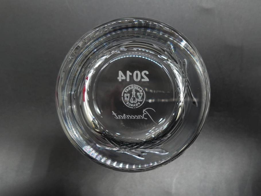 未使用　フランス　Baccarat　バカラ　STELLA(ステラ)　イヤータンブラー2014　至福のひとときを演出するロックグラス2客セット(創設250周年記念、コップ、グラス、フルレッドクリスタルガラス、共箱付き)(R-079642)