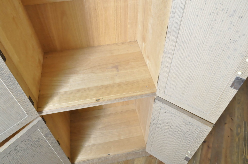 中古　最高級!!　特注!!　伝統工芸士　田澤謙介作　ぶ厚い桐材が使われた組み立て式加茂総桐箪笥(桐たんす、衣装箪笥、収納箪笥、和タンス、洋服タンス、ワードローブ)(定価約250万円)(R-063822)