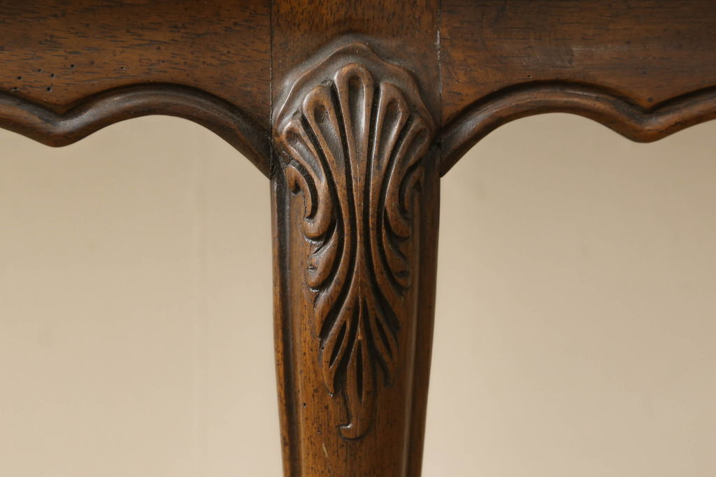 中古　美品　DREXEL HERITAGE(ドレクセルヘリテイジ)　上品な意匠が魅力的なコンソールテーブル(サイドテーブル、作業台)(R-060265)