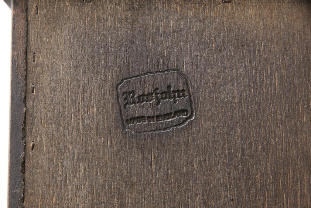中古美品　イギリス王室御用達　マホガニー材　ロスジョン(ROSJOHN)　凝ったつくりが美しいチェスト(定価約35万円)(引き出し、サイドボード)(R-052211)