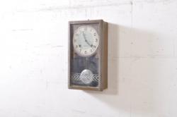 和製アンティーク　SEIKO(セイコー)　昔懐かしい雰囲気を醸し出す掛け時計(柱時計、古時計、振り子時計)(R-072187)