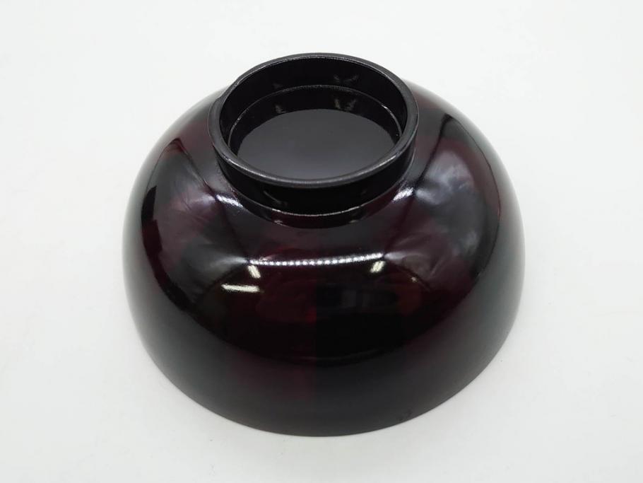 明治期　輪島塗　木製　漆器　金蒔絵　気品漂うお椀10客セット(蓮、菊、蝶、ちょう、花、蓋付き、汁椀、吸物椀、漆芸、和食器)(R-079649)