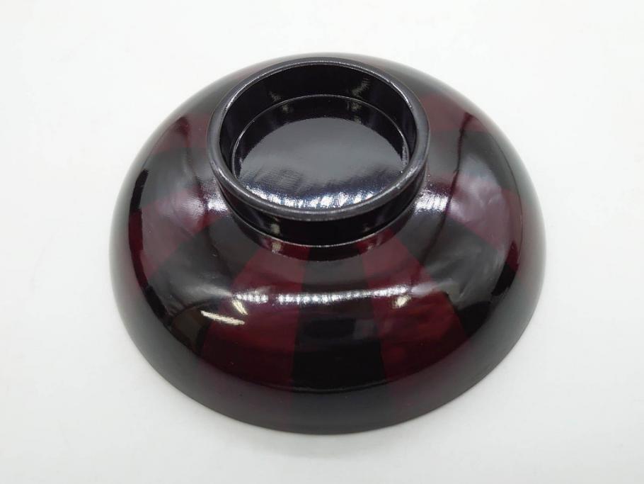 明治期　輪島塗　木製　漆器　金蒔絵　気品漂うお椀10客セット(蓮、菊、蝶、ちょう、花、蓋付き、汁椀、吸物椀、漆芸、和食器)(R-079649)