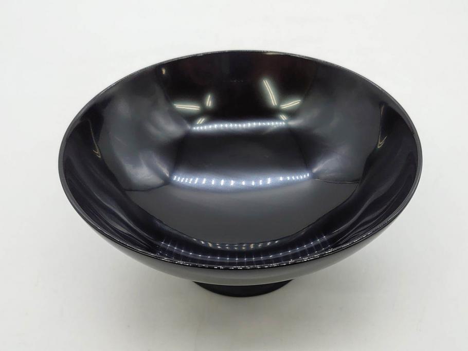 昭和期　輪島塗　漆器　木製　金蒔絵　豪華な金彩が美しいお椀9客セット(鉄線花?、漆芸、蓋付き、汁椀、吸物椀、和食器)(R-079650)　