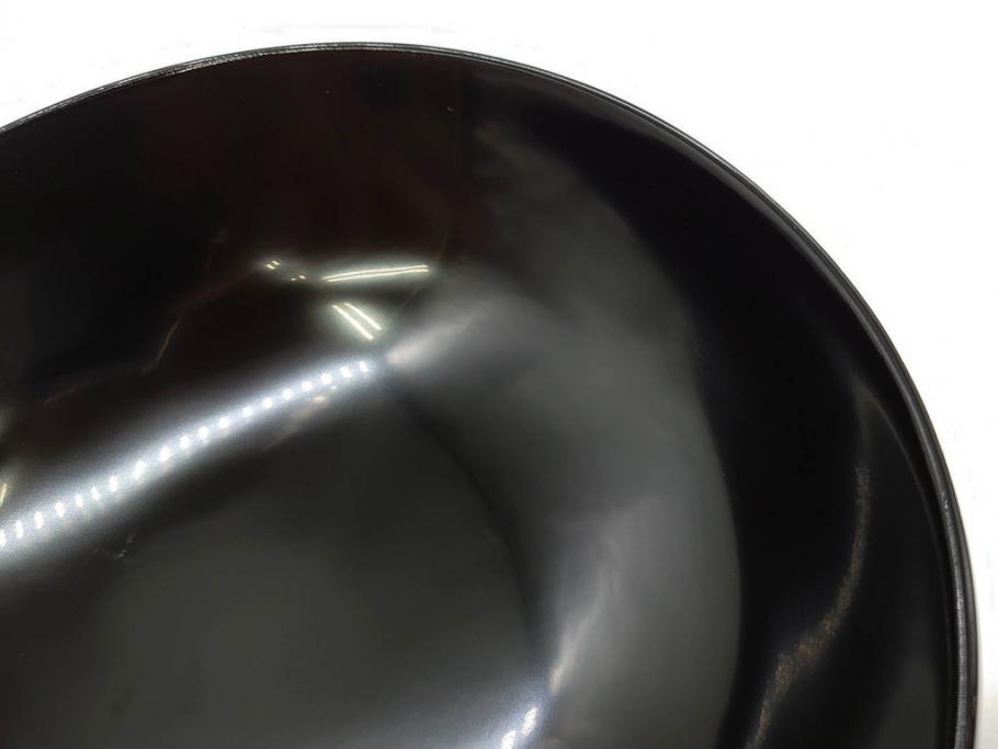 昭和期　輪島塗　漆器　木製　金蒔絵　豪華な金彩が美しいお椀9客セット(鉄線花?、漆芸、蓋付き、汁椀、吸物椀、和食器)(R-079650)　