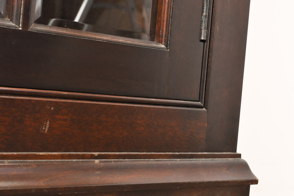 中古　松本民芸家具　シックなインテリアと相性の良いC型書棚(本箱、飾り棚、収納棚、キャビネット)(R-055846)