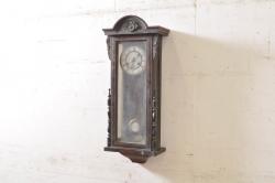 アンティーク時計　昭和レトロ　昭和中期　Rhythm Family　30DAY 　ゼンマイ式　昔懐かしい雰囲気溢れる振り子時計(掛け時計、柱時計、古時計)(R-047101)