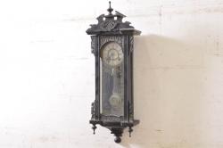 和製アンティーク　MINUET　14DAY　TRADE MARK(トレードマーク)　昔懐かしい雰囲気の掛け時計(柱時計、古時計、振り子時計)(R-072407)