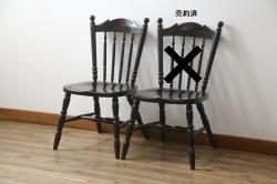 【セミオーダー家具実例】松本民芸家具のキャプテンチェアを高品質リペアし、耐久性が高くお手入れしやすいクリア塗装をして仕上げました。細かい傷などもきれいに修復しています。(アームチェア、椅子、イス)
