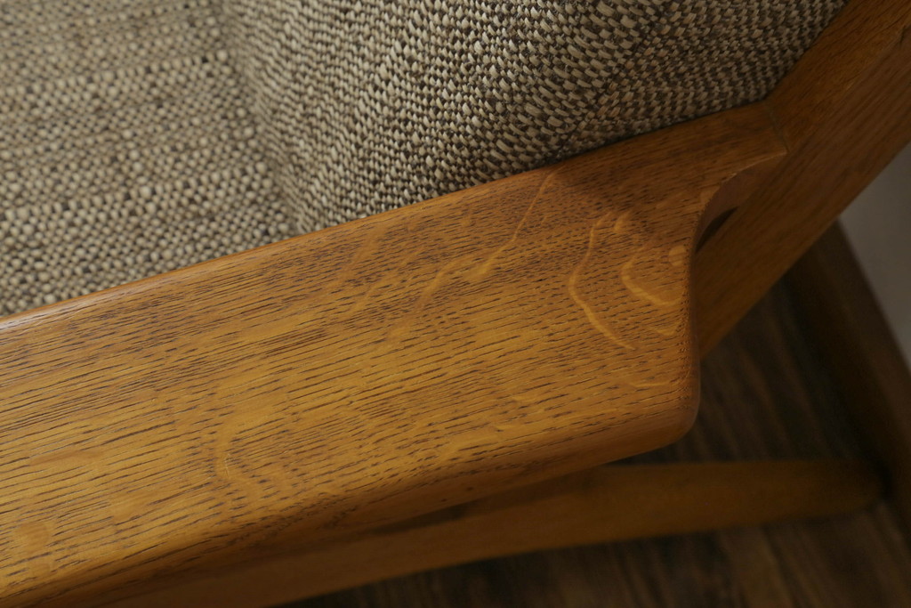 北欧ビンテージ　デンマークビンテージ　GETAMA(ゲタマ)　Hans J Wegner(ハンス・J・ウェグナー)　GE290　くつろぎの空間を演出するイージーチェア(椅子、イス、アームチェア、1P、一人掛けソファ、1人掛けソファ、ヴィンテージ)(R-074519)