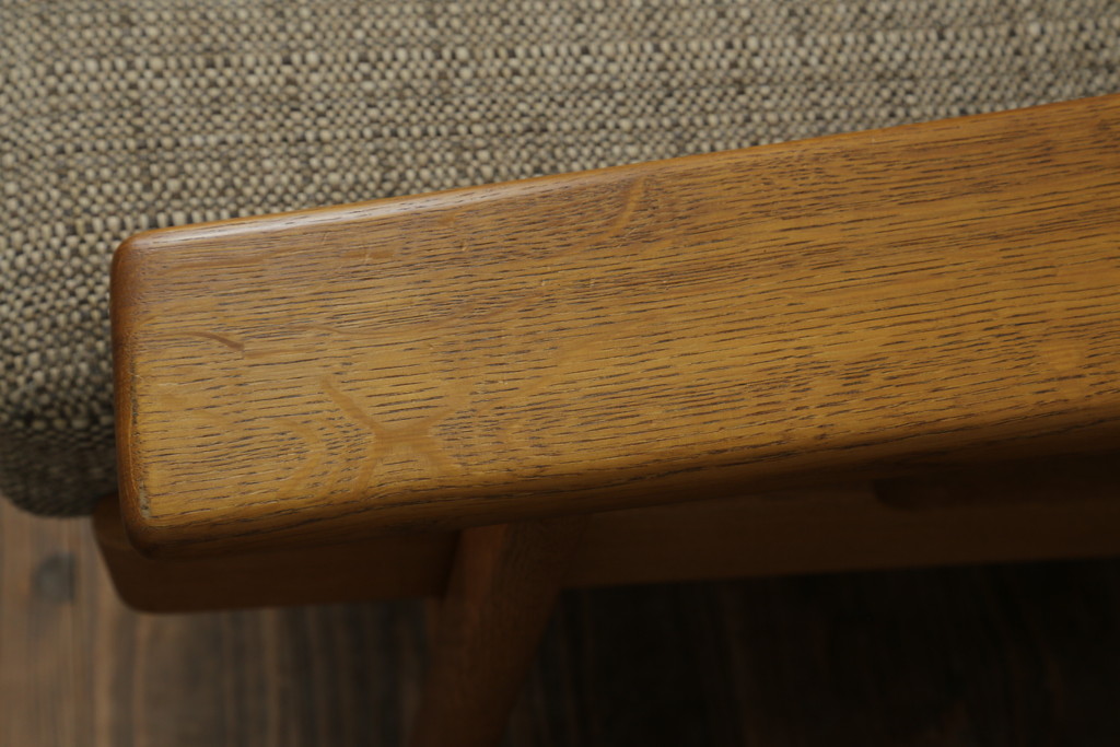 北欧ビンテージ　デンマークビンテージ　GETAMA(ゲタマ)　Hans J Wegner(ハンス・J・ウェグナー)　GE290　くつろぎの空間を演出するイージーチェア(椅子、イス、アームチェア、1P、一人掛けソファ、1人掛けソファ、ヴィンテージ)(R-074519)