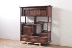 中古　DREXEL HERITAGE(ドレクセルヘリテイジ)　Grand Villa(グランドヴィラ)　Bar   Wall Unit キャビネット(収納棚)(定価約69万円)(3)