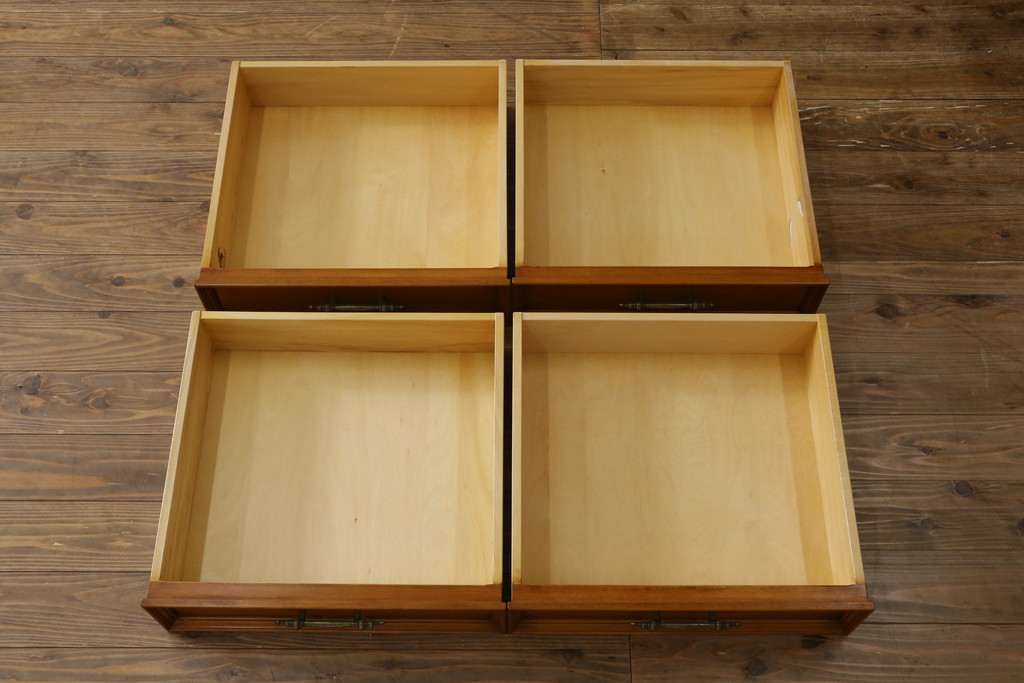 中古　超美品　横浜ダニエル(daniel)　温かみある風合いが魅力的なチェスト(引き出し、洋服タンス)(R-054743)