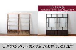 アンティーク建具　すらっとした佇まいが上品なガラス扉(ドア、建具)(R-050565)