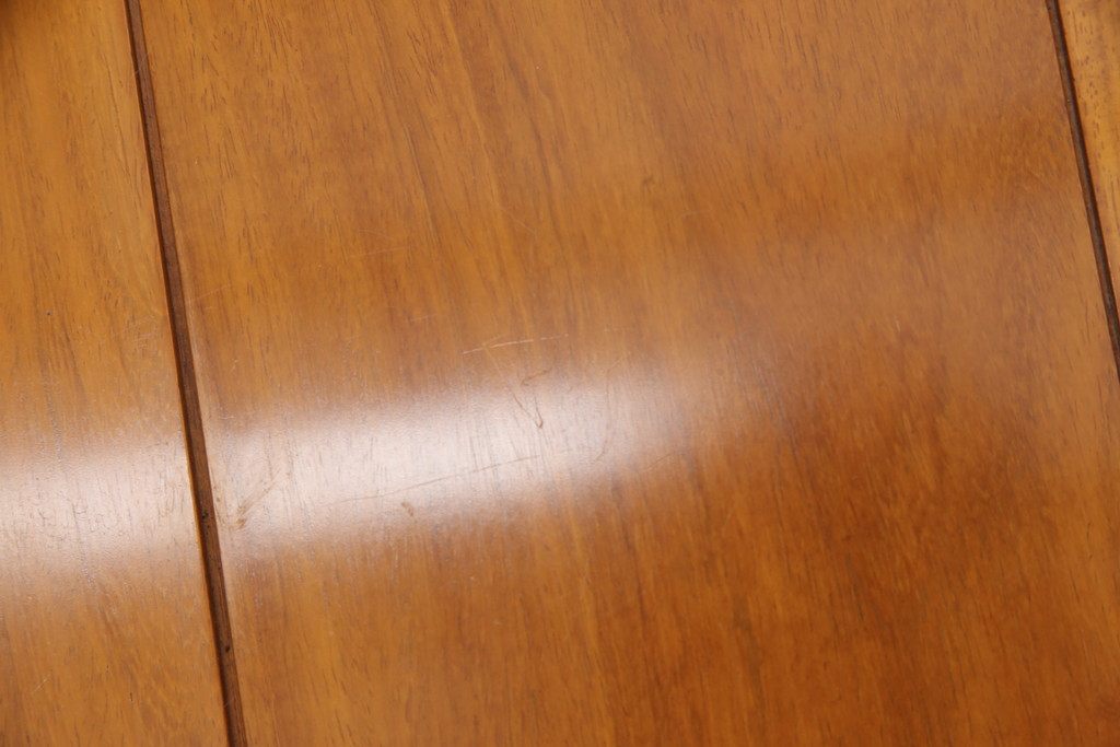 中古　民芸家具　カリン材　分解式の大振り関西火鉢(囲炉裏、座卓、テーブル、花梨材)(R-050415)