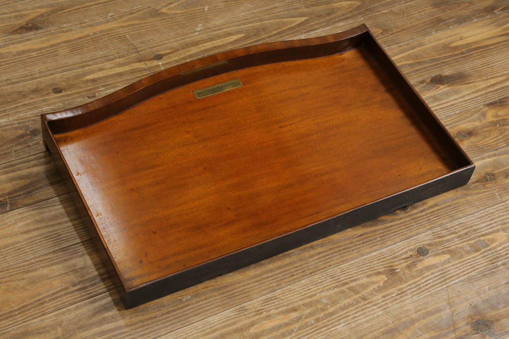 中古　イギリス　メートランドスミス(MAITLAND SMITH)　品のある佇まいが魅力的なスライド天板付きコンソールテーブル(デスク、花台、飾り台、電話台、英国)(R-076667)