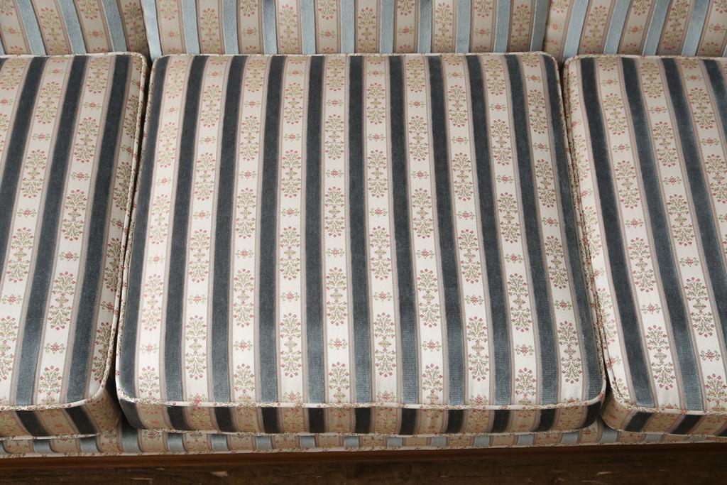 中古　美品　DREXEL HERITAGE(ドレクセルヘリテイジ)　Upholstery(アップホルスタリー)　ワンランク上の上質なお部屋作りにぴったりの3人掛けソファ(アームソファ、3P)(R-054978)