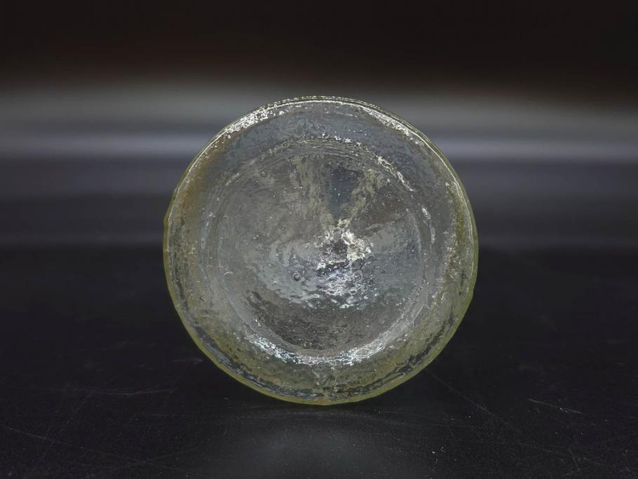 大正～昭和初期　お部屋のアクセントになるボトル瓶5点セット(ガラスビン、ガラス瓶、硝子、薬瓶、花瓶、花入、花器)(R-076915)
