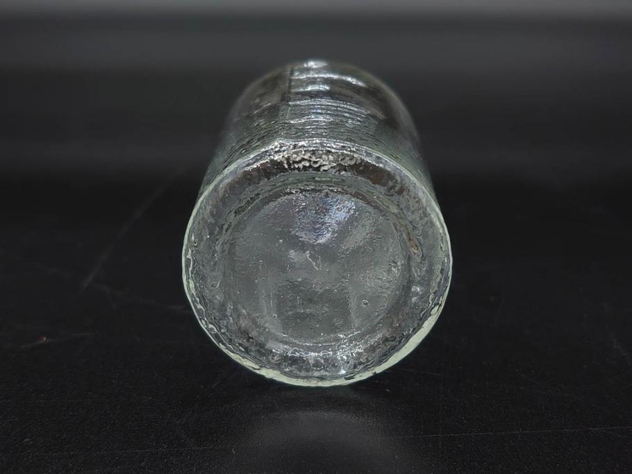 大正～昭和初期　お部屋のアクセントになるボトル瓶5点セット(ガラスビン、ガラス瓶、硝子、薬瓶、花瓶、花入、花器)(R-076915)