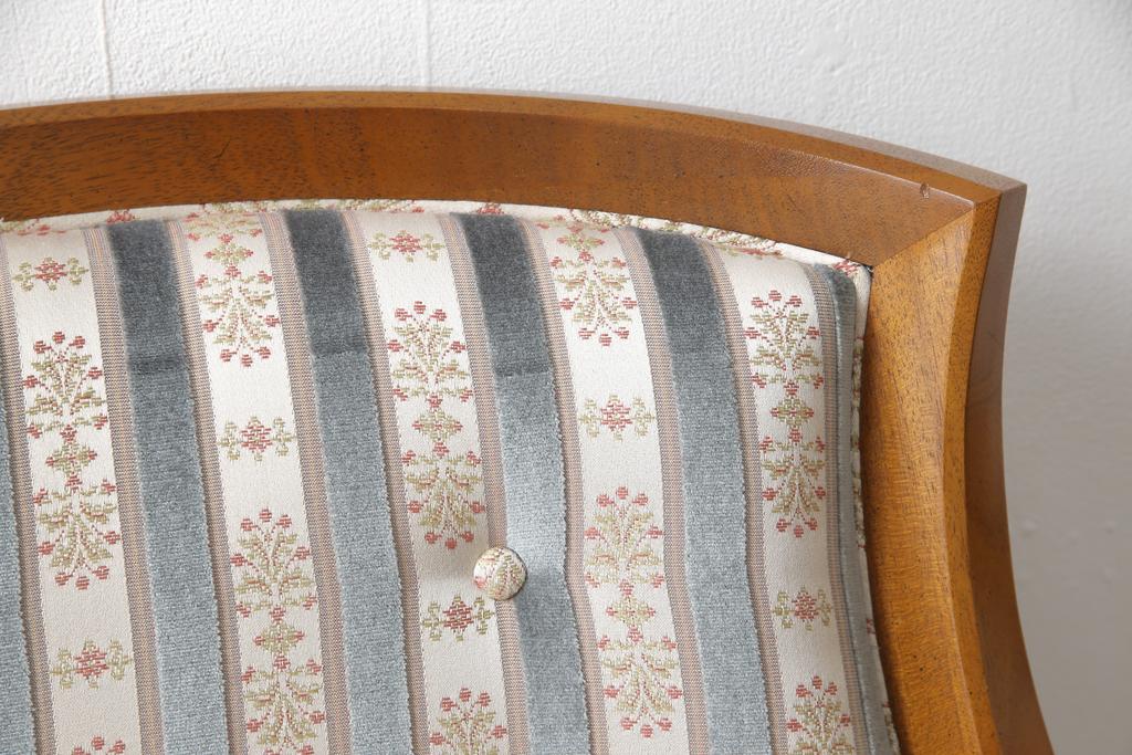 中古　美品　DREXEL HERITAGE(ドレクセルヘリテイジ)　Upholstery(アップホルスタリー)　ワンランク上の上質なお部屋作りにぴったりの1人掛けソファ(アームチェア、一人掛けソファ)(R-054979)