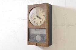 和製アンティーク　ペイント仕上げ限定　SEIKO(セイコー)　30DAY　昔懐かしい雰囲気を醸し出す掛け時計(柱時計、古時計、振り子時計)(R-072438)