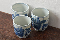 未使用　輪島塗　4.6寸霞蒔絵銘々皿5客(木製漆器)(R-042363)