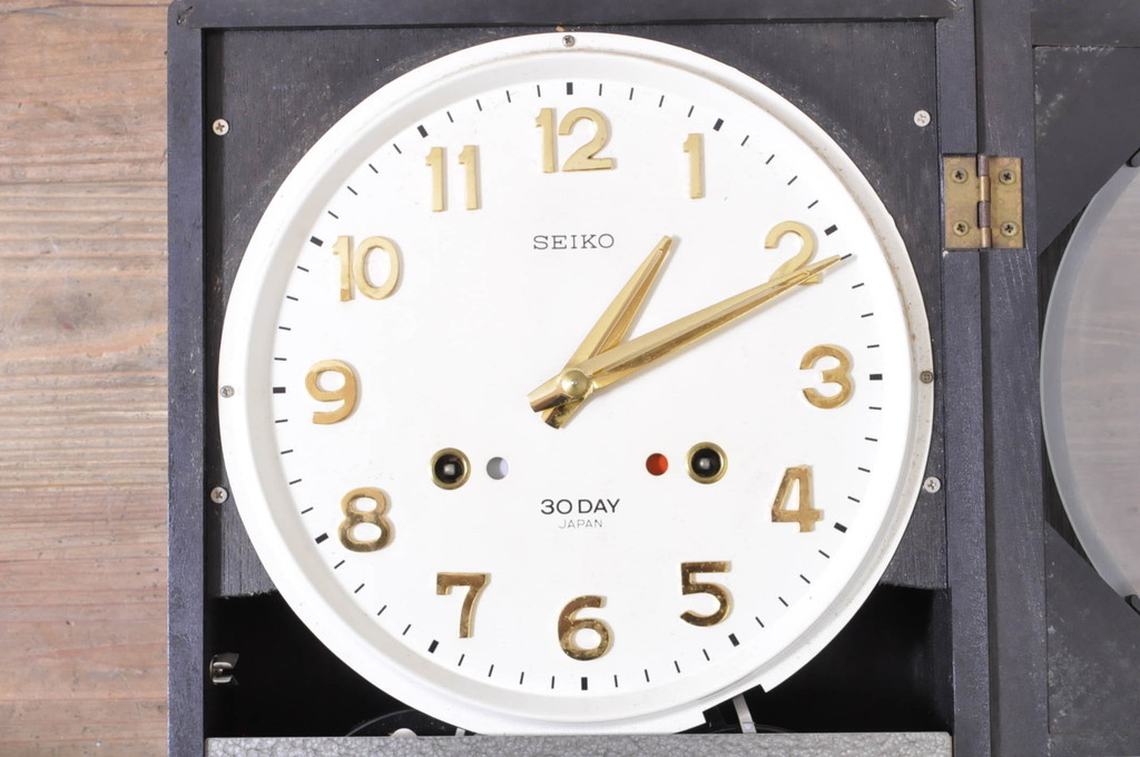 和製アンティーク　SEIKO(セイコー)　30DAY　昔懐かしい雰囲気を醸し出す掛け時計(柱時計、古時計、振り子時計)(R-072177)