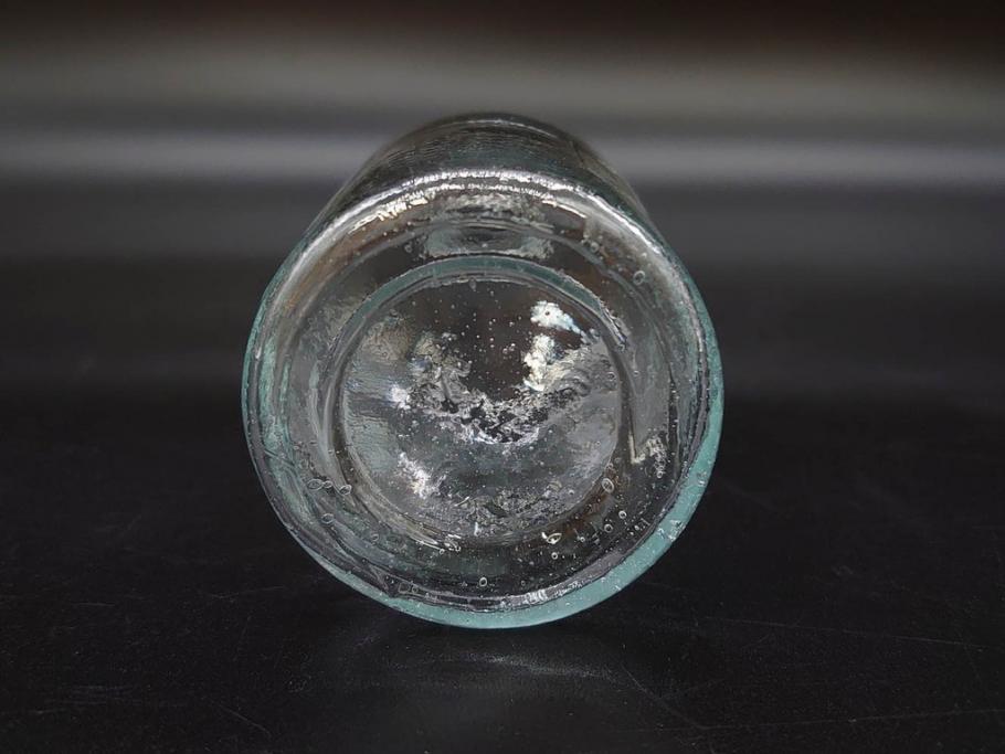 大正～昭和初期　歴史を重ねた趣のあるボトル瓶5点セット(ガラスビン、ガラス瓶、硝子、薬瓶、花瓶、花入、花器)(R-076945)
