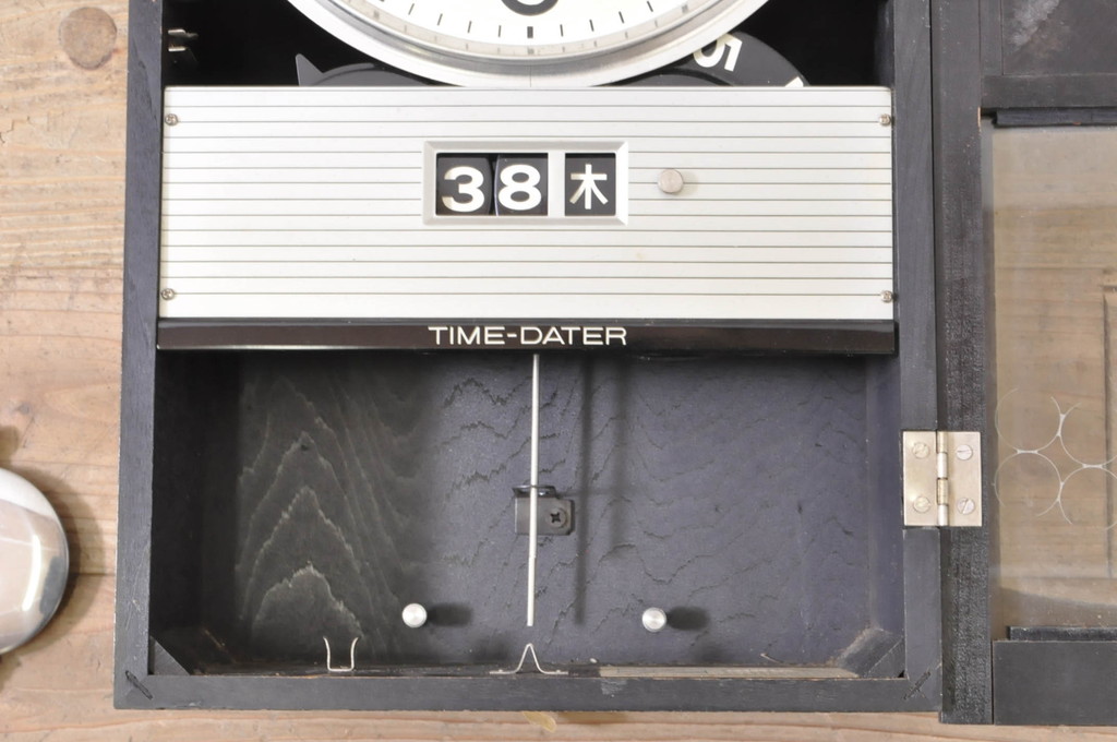 和製アンティーク　SEIKO(セイコー)　昔懐かしい雰囲気を醸し出す掛け時計(柱時計、古時計、振り子時計)(R-072187)
