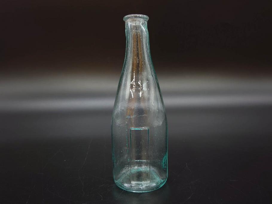 大正～昭和初期　レトロな雰囲気を盛り上げるボトル瓶5点セット(ガラスビン、ガラス瓶、硝子、薬瓶、花瓶、花入、花器)(R-076947)