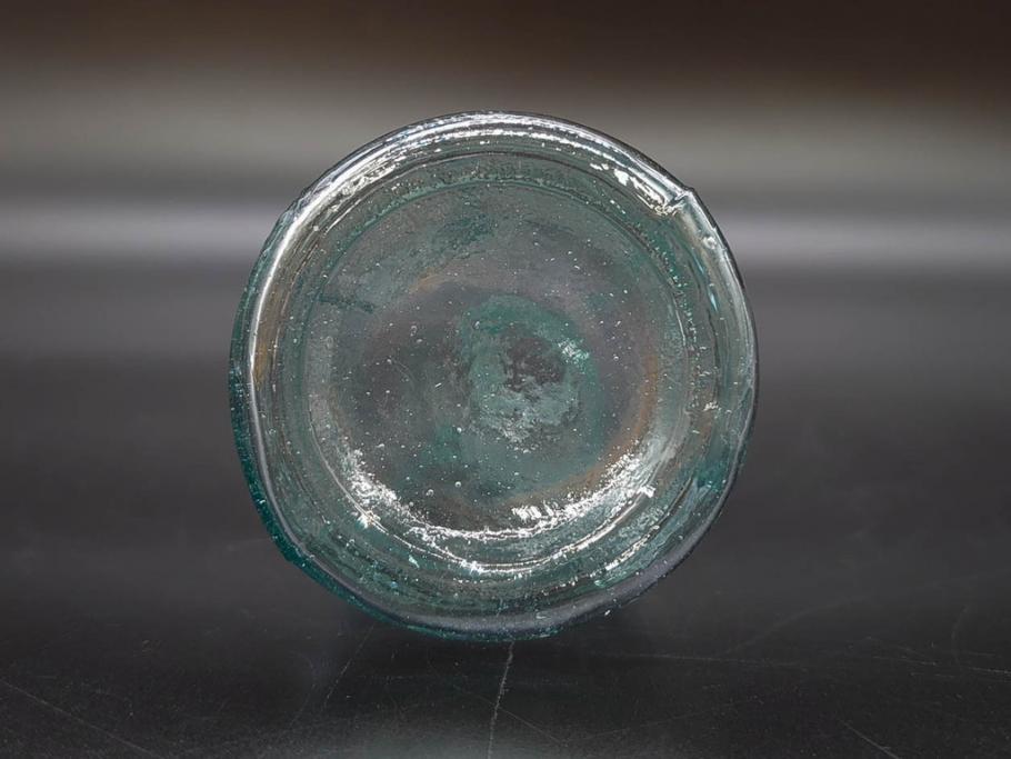 大正～昭和初期　レトロな雰囲気を盛り上げるボトル瓶5点セット(ガラスビン、ガラス瓶、硝子、薬瓶、花瓶、花入、花器)(R-076947)