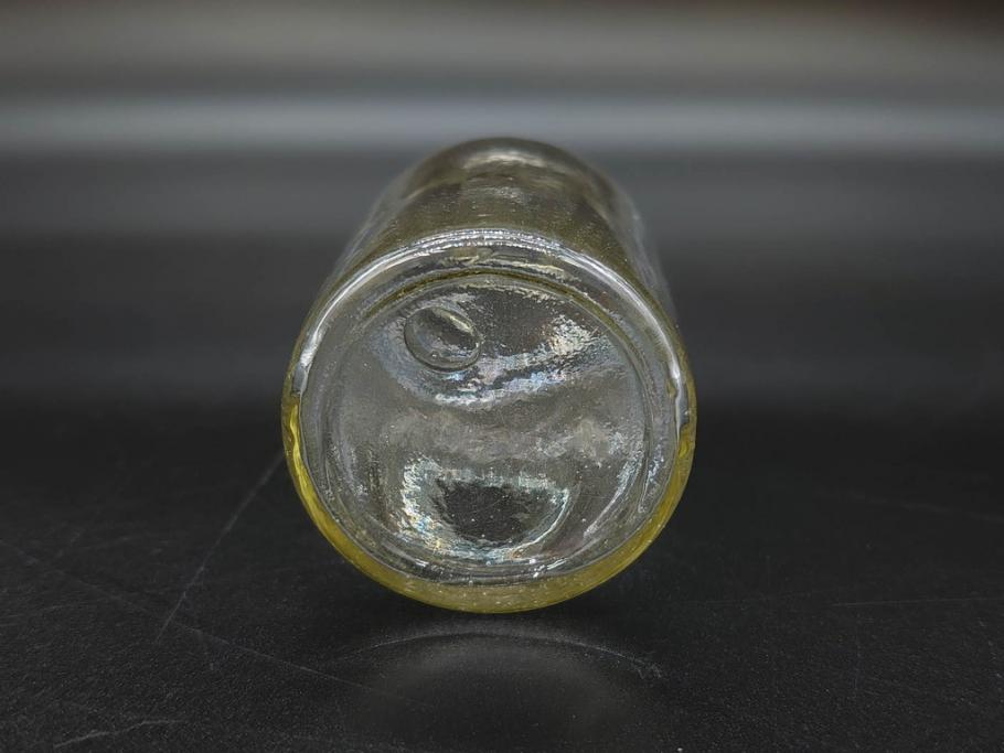 大正～昭和初期　レトロな雰囲気を盛り上げるボトル瓶5点セット(ガラスビン、ガラス瓶、硝子、薬瓶、花瓶、花入、花器)(R-076947)
