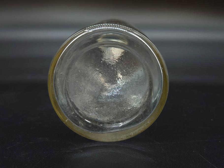 大正〜昭和初期　レトロな雰囲気を醸し出すボトル瓶5点セット(ガラスビン、ガラス瓶、硝子、薬瓶、花瓶、花入、花器)(R-076948)