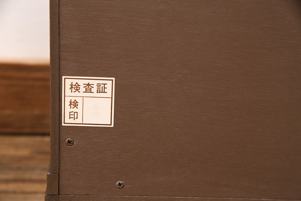 中古　美品　DREXEL HERITAGE(ドレクセルヘリテイジ)　Triune(トライユン)　上品な佇まいのブックケース(シェルフ、本棚、飾り棚、キャビネット)(R-050853)