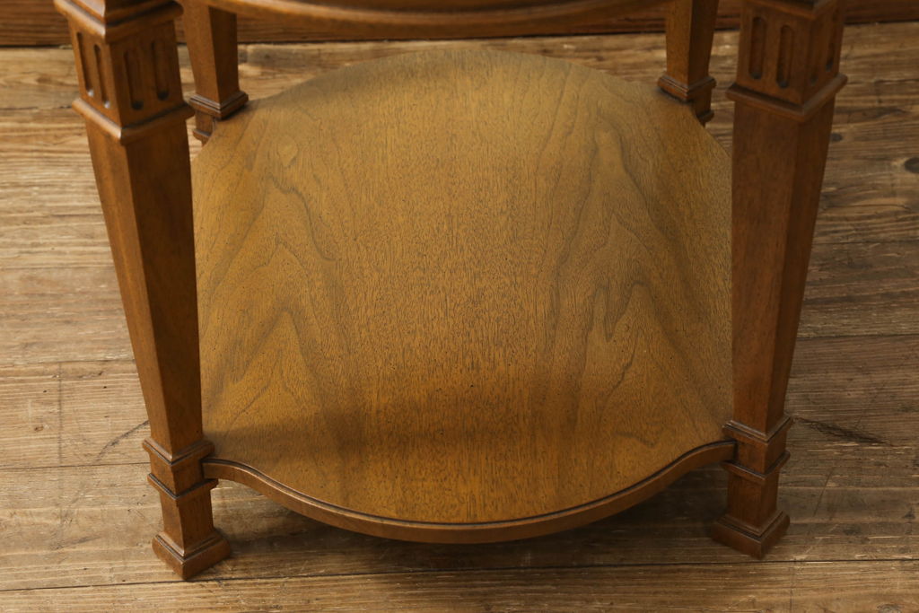 中古　美品　DREXEL HERITAGE(ドレクセルヘリテイジ)　FRANCESCA(フランチェスカ)シリーズ　格納式天板付き!　クラシカルなランプテーブル(コーヒーテーブル、サイドテーブル)(定価約30万円)(R-058219)