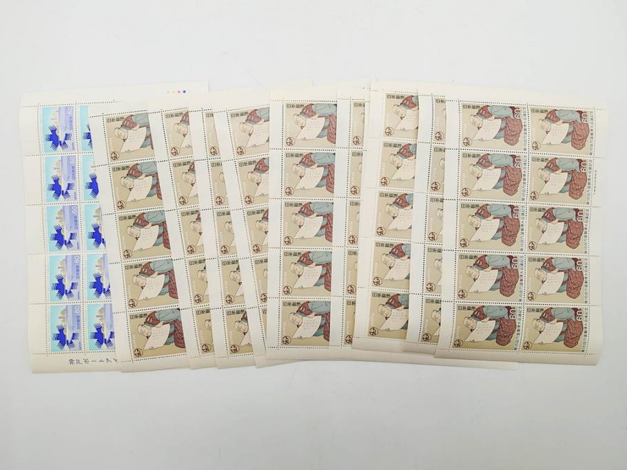 未使用切手　シート　バラ　額面483,182円　切手まとめてセット(ふるさとの花、国民体育大会記念、ドラえもん、キティ、スヌーピー、ディズニー、相撲絵シリーズ、記念切手、切手コレクション)(R-079742)