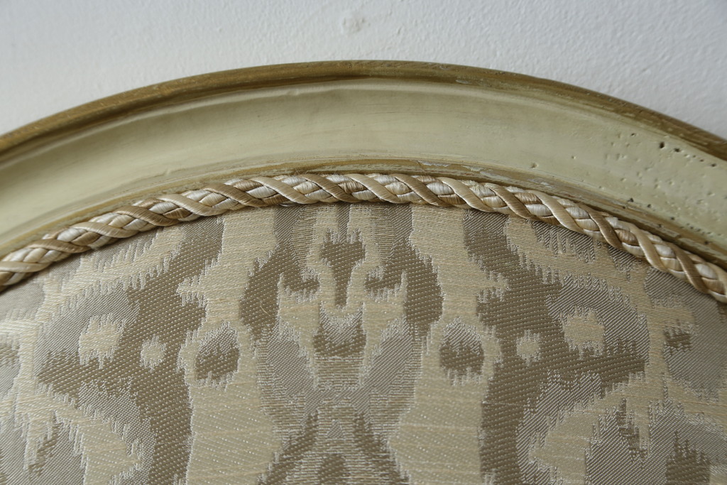 中古　美品　レアモデル!!　DREXEL HERITAGE(ドレクセルヘリテイジ)　Upholstery(アップホルスタリー)　気品あふれる佇まいの猫脚ラウンジチェア(一人掛けソファ、1人掛けソファ、アームチェア)(R-066511)