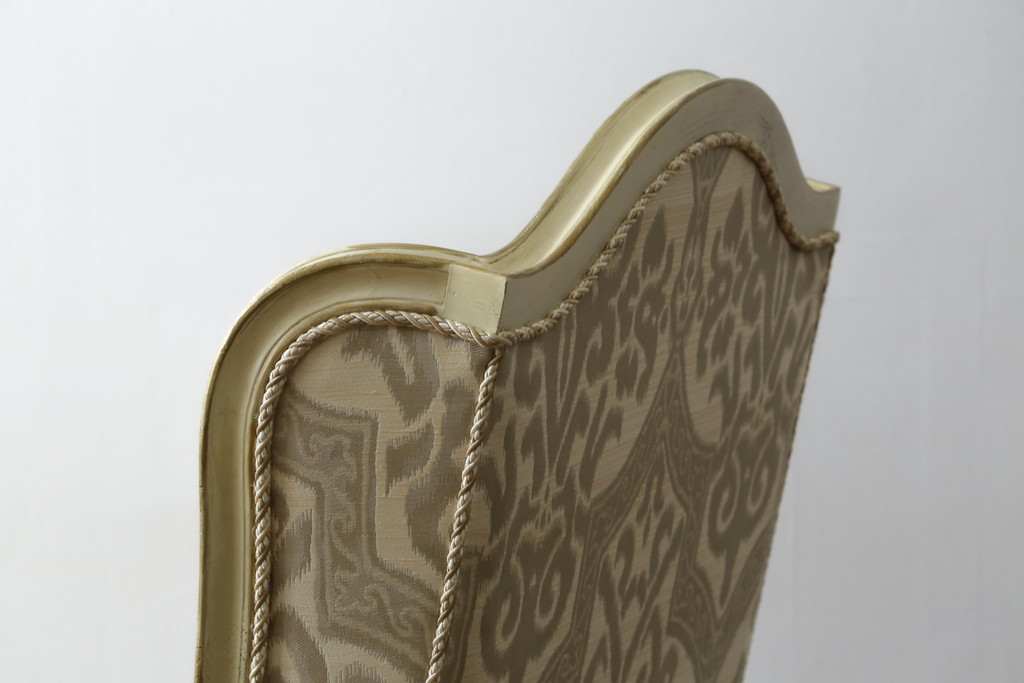 中古　美品　レアモデル!!　DREXEL HERITAGE(ドレクセルヘリテイジ)　Upholstery(アップホルスタリー)　気品あふれる佇まいの猫脚ラウンジチェア(一人掛けソファ、1人掛けソファ、アームチェア)(R-066511)